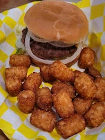 Dillon Burger with Tots
